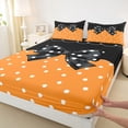 thumbnail image 3 of Homewish Teens Adults Female Men Cute Ribbon Bowtie Full Size Sheets 4-Piece,Cartoon Polka Dots Breathable Bed Sheets,Dreamy Princess Lightweight Sheet Sets,Luxury Bedroom Decor, 3 of 7
