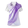 thumbnail image 7 of BXJX Womens Cotton Polo Shirts, Sports Collared V Neck Short Sleeve Summer Tops Multicolor Size 2XL, 7 of 7