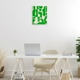 thumbnail image 3 of Stupell Industries Green Asymmetrical Shapes Abstract Painting Unframed Art Print Wall Art, 11 x 14, 3 of 8