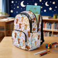 thumbnail image 3 of Yuyamidu Cowboy Horse 17 Inch Backpack Set 4Pcs for School Boys Girls Ages 6-12 Elementary Kids Bookbag with Lunch Bag Pencil Case Water Bottle Bag Travel Daypack, 3 of 7