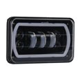 thumbnail image 1 of Faro LED de 4 X 6 Pulgadas Faro DRL Luz de Haz Alto y Bajo Transparente para Camión, 1 of 5
