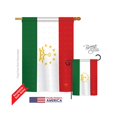 thumbnail image 1 of Breeze Decor 08276 Drapeau de Maison Impression Verticale Double Face Tajikistan - 28 x 40 Po., 1 of 1