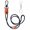 brown, variant on Keychain Lanyard for Student Teacher Women Neck Strap Keychain with Metal Clip for Phone, Camera