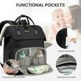 thumbnail image 3 of Lovevook Diaper Backpack,Large Diaper Bag Mummy Bag for New Mum Daddy,Convenient Work Travel Baby Bag for Office Mummy and Travel Essential Baby Shower, 3 of 5