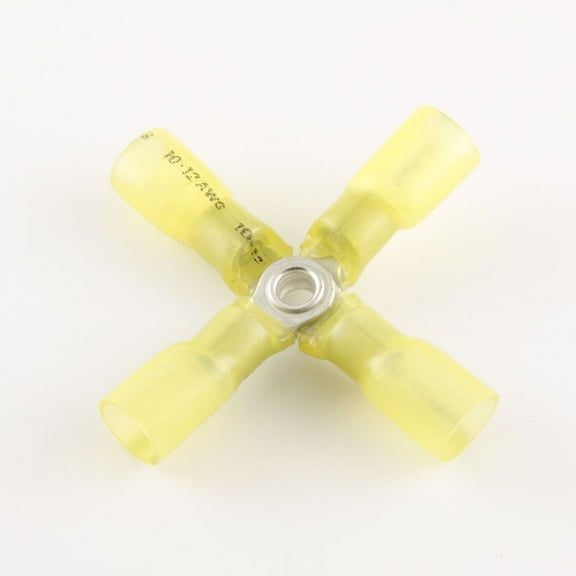 12-10 Ga. Heat-Shrink 4-Way Terminals - (pack of 5)