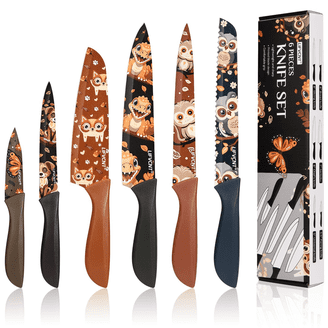 Zyliss 3-Piece Chef Knife Set with Sheath Covers, Stainless Steel