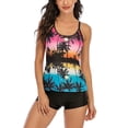 thumbnail image 3 of Gibobby Conjunto de Bikini para Mujer Two Swimsuits Imprimir tamaño strappy Plus Set Back Set Swimsress Piece Swimsears Tankinis Set(Azul,G), 3 of 5
