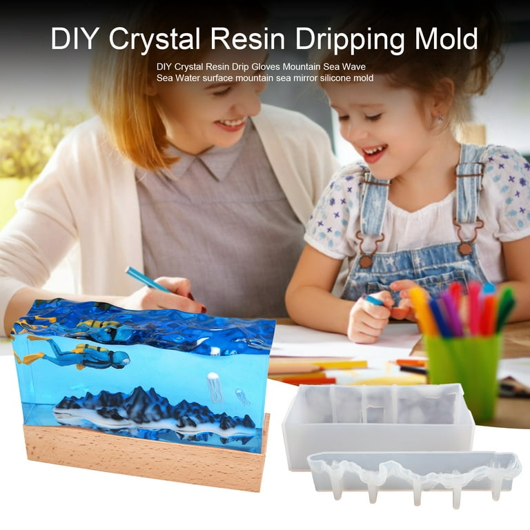 DIY Ocean Silicone Resin Molds Epoxy Casting Mould Lamp Craft Making Night  Light