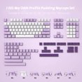 thumbnail image 1 of 165 Key PBT Pudding Keycaps White Grey Set OEM Profile Double Shot Keycap for GK61/Anne Pro 2 Womier Mechanical Gaming Keyboard, 1 of 1