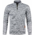 thumbnail image 1 of ORUYROP Sweat à Capuche Zippé pour Hommes, Mode Automne/hiver 2023, Veste Décontractée à Manches Longues, 1 of 4