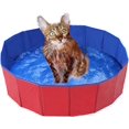 thumbnail image 1 of Collapsible Pool For Dogs And Cats, Eco-Friendly Pvc, Anti-Slip, With Drain Valve, For Dogs And Cats, 50 X 8 Cm, 1 of 4