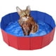 thumbnail image 1 of Piscina plegable para perros y gatos, PVC ecológico, antideslizante, con válvula de vaciado, para perros y gatos, 50 x 8 cm, 1 of 4