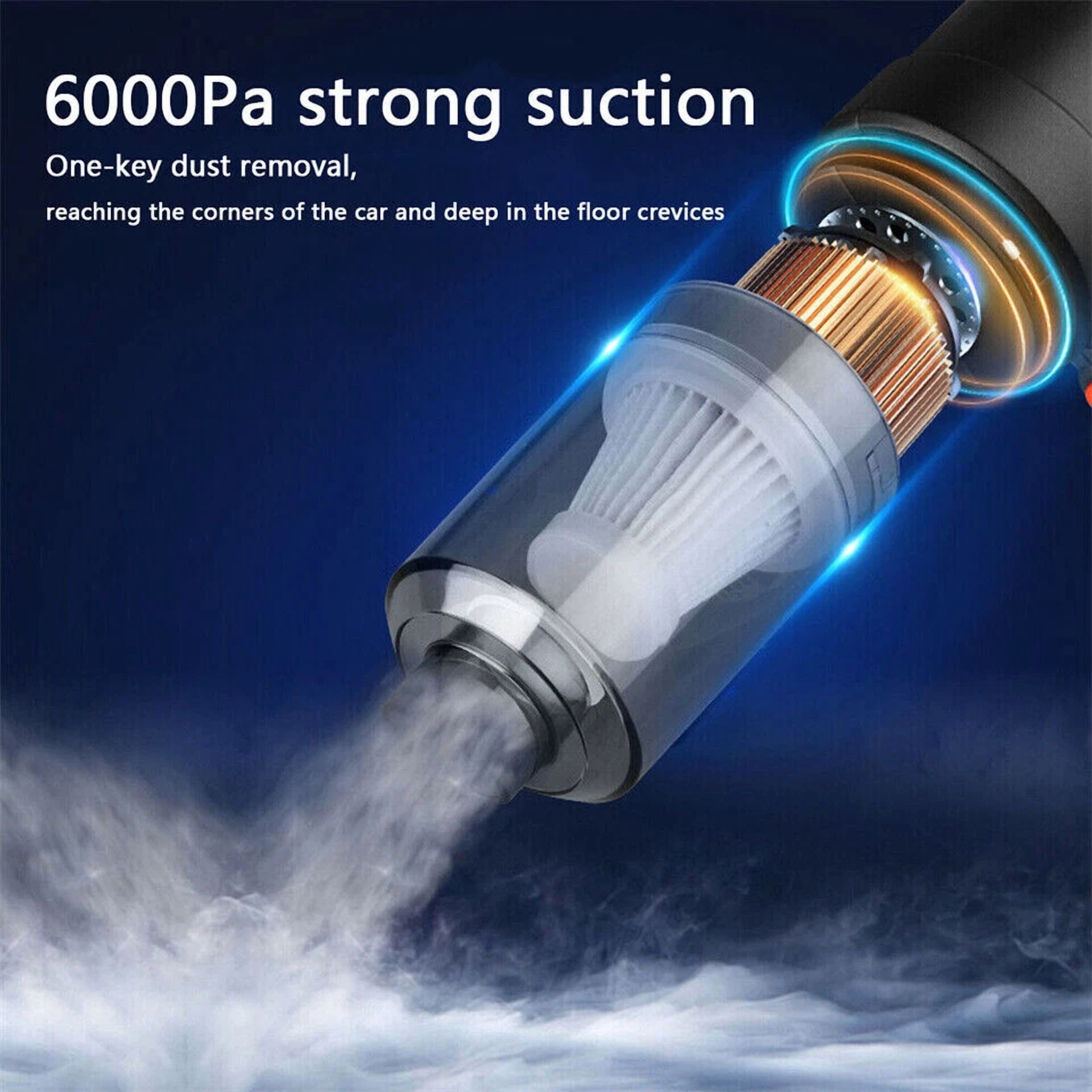 CIRCLE- Car Vacuum Cleaner Air Blower Wireless Handheld Rechargeable Mini Duster Home Us