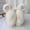 White, variant on Bear Ears Winter Warm Earmuffs Plush Thick Soft Earmuffs Protect Ears Warm Earmuffs (Dark Pink)