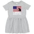 thumbnail image 3 of Inktastic Military Soldier Daddy Always My Hero Girls Toddler Dress, 3 of 5