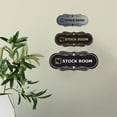thumbnail image 3 of Signs ByLITA Designer Stock Room Sign (Black /Gold) - Small, 3 of 5