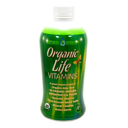 Natural Vitality Organic Life Vitamins Liquid, 30 fl oz