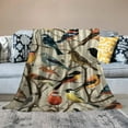 thumbnail image 2 of Orinice Birds Throw Blanket   Bird Themed Blankets for Nature Lovers, Bird Vintage  Throw, Bird Gifts for Women 50x60in, 2 of 6