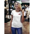 thumbnail image 2 of Tinidad & Tobago Flag Pocket Lip T-Shirt Women -Image by Shutterstock, Female Large, 2 of 4