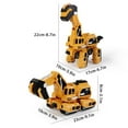 thumbnail image 6 of Apmemiss Boy Toys Clearance Transforming Excavating Machinery Brachiosaurus Toys Engineering Vehicle Transformer Car Toy Pull Back Race Car Christmas Gifts for Boys and Girls, 6 of 9