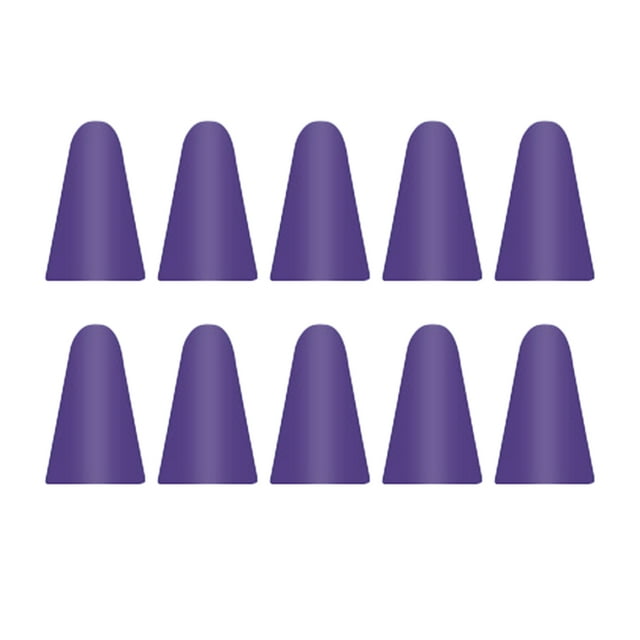 10 Pieces Nib Caps Professional Scratch Resistant Mute Capacitance Pen Tip Case Cover High Sensitivity Easy Installment Tablet Purple