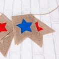 thumbnail image 5 of 3 Pieces Decorations Anniversary Burlap Banner Wall Hanging, 5 of 8