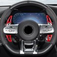 thumbnail image 6 of Car Steering Wheel Paddle Shifters ABS Material for 2016-2023 Mercedes-Benz AMG Car Interior Accessories, Red, 6 of 8