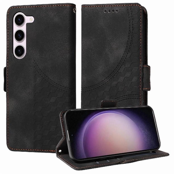 Funda GANGXUN para Samsung Galaxy S23 con diseño acolchado elegante, cuero PU, protección total y ajuste preciso