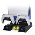 thumbnail image 2 of Disc Storage Rack Multi-function Fan Base Game Handle Charging Station for, 2 of 11