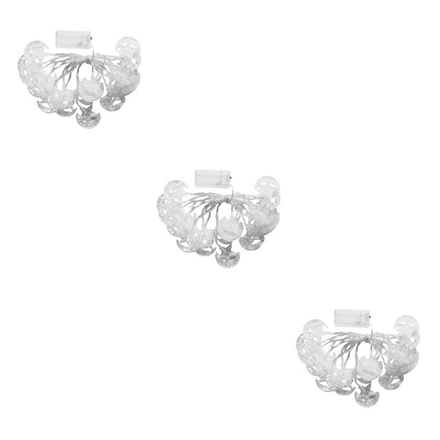 Bearachild Lámpara Eid Mubarak, luces LED, decoraciones para festivales, accesorios de fotografía, cadenas de iluminación con pilas, 1,5 1.5 Meter/10 Lampen 3Conjunto