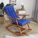 thumbnail image 2 of Cojín para tumbona Cojín de asiento alto de reemplazo suave con correa de fijación Cojín de banco de mecedora grande para, 2 of 3