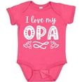 thumbnail image 3 of Inktastic I Love My Opa with Hearts Boys or Girls Baby Bodysuit, 3 of 5