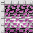 thumbnail image 2 of oneOone Cotton Jersey Fuschia Pink Fabric Watermelon Quilting Supplies Print Sewing Fabric By The Yard 58 Inch Wide-4R, 2 of 6