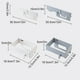 thumbnail image 4 of Soporte para bolsas de basura Yuarrent para cocina blanco, 4 of 6
