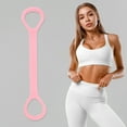 thumbnail image 4 of 1 Pc Durable 8-Shaped Yoga Stretch Band for Stretching 18.90"x3.94" Pink, 4 of 4