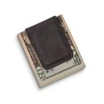 thumbnail image 1 of Vintage Grey Leatherette Magnetic Money Clip, 1 of 2