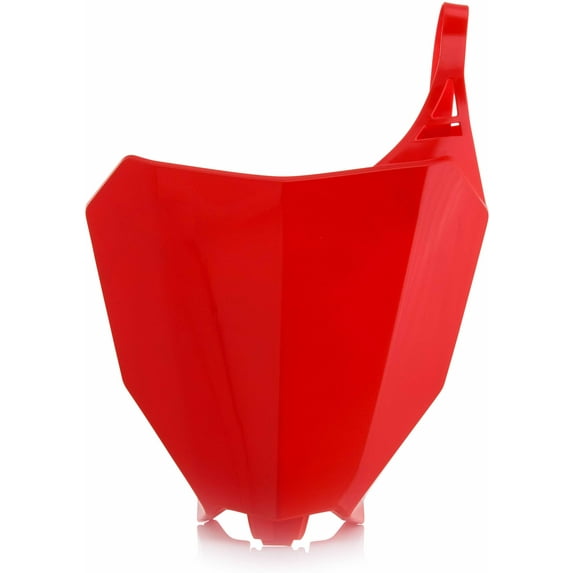 Acerbis Front Number Plate Red 2630680227