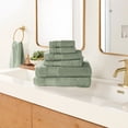 thumbnail image 2 of Noble Linens 6 Piece Essential Cotton Bath Towel Set, 2 of 14