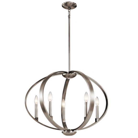 Kichler Lighting - Five Light Pendant - Chandelier Round Pendant - Elata - 5