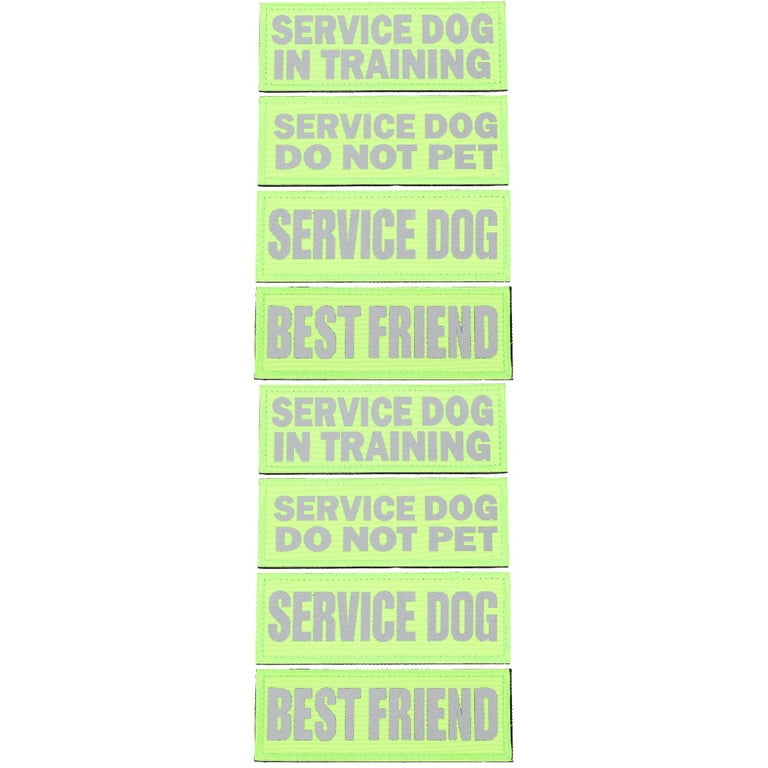 Removable Reflective Dog Patches - CUSTOM