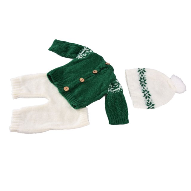 Accesorios De Fotografía Para Recién Nacidos, Traje De Fotografía De Bebé De Navidad De Bautismo Cómodo Para Cumpleaños De Bebé Para Bautismo De Recién Nacido ANGGREK Verde