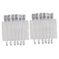 thumbnail image 4 of Pinzas para seccionar el cabello Sunnimix 10 piezas Blanco, 4 of 8