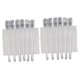 thumbnail image 4 of Pinzas para seccionar el cabello Sunnimix 10 piezas Blanco, 4 of 8