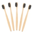 thumbnail image 1 of sales today clearance!DHALL Natural Environmental Protection Teeth Whitening Bamboo Handle Soft Toothbrush, 1 of 1