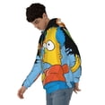 thumbnail image 3 of Simpsons Men's Hoodie With Color Drawstrings Sweatshirt Hooded Pullover Print Winter Coat Jacket Xx-Large, 3 of 9