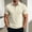 Khaki, variant on Josdec Men's Slim Fit Knit Polo Shirt Breathable Short Sleeve Casual Summer Business Outing Tops, Sizes M-XXXXL
