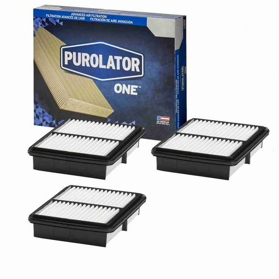 3 pc Purolator ONE A35779 Air Filters for Intake Inlet Manifold Fuel Delivery Filters Fits select: 2010-2011 HYUNDAI ELANTRA TOURING, 2007-2009 HYUNDAI ELANTRA