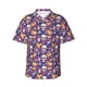 thumbnail image 1 of Balery rock Skull record Camisas hawaianas de manga corta para hombre, camisas playeras de corte holgado, camisas de vacaciones con botones,XX-Large, 1 of 7