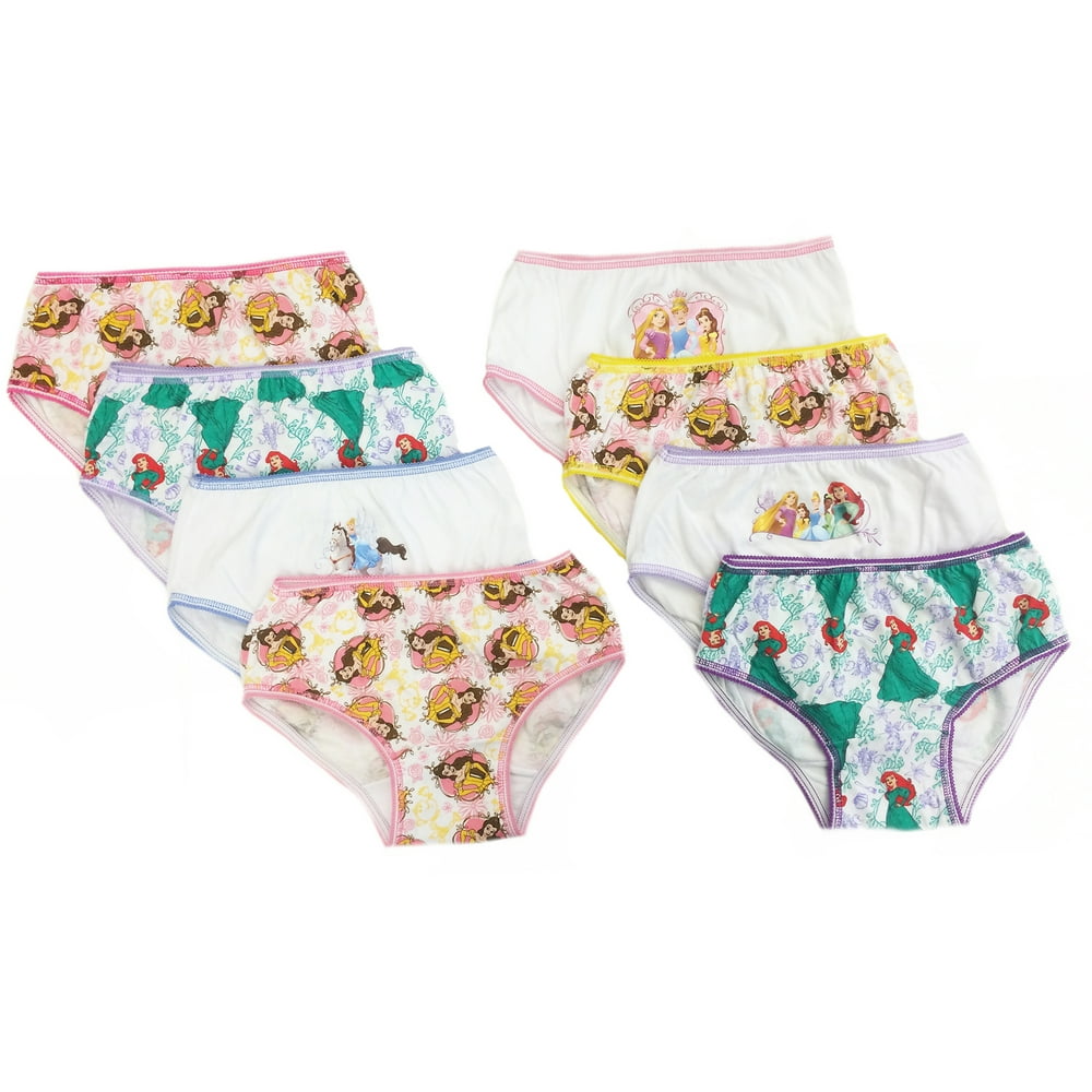 Disney Princess Disney Princess, Girls Underwear, 7+1 Bonus Pack