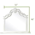 thumbnail image 4 of GALAXY HOME FURNISHINGS USA Milan King 4 Pc Tufted Upholstery Bedroom Set Made with Wood in White, 4 of 9